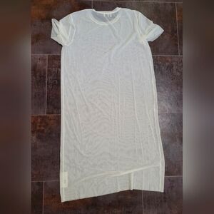 Sheer White Long Shirt